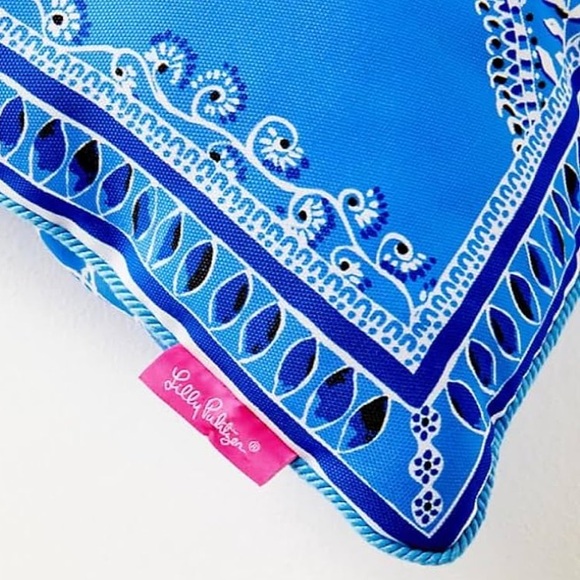 Lilly P. Reversible Pillow! - Picture 3 of 5
